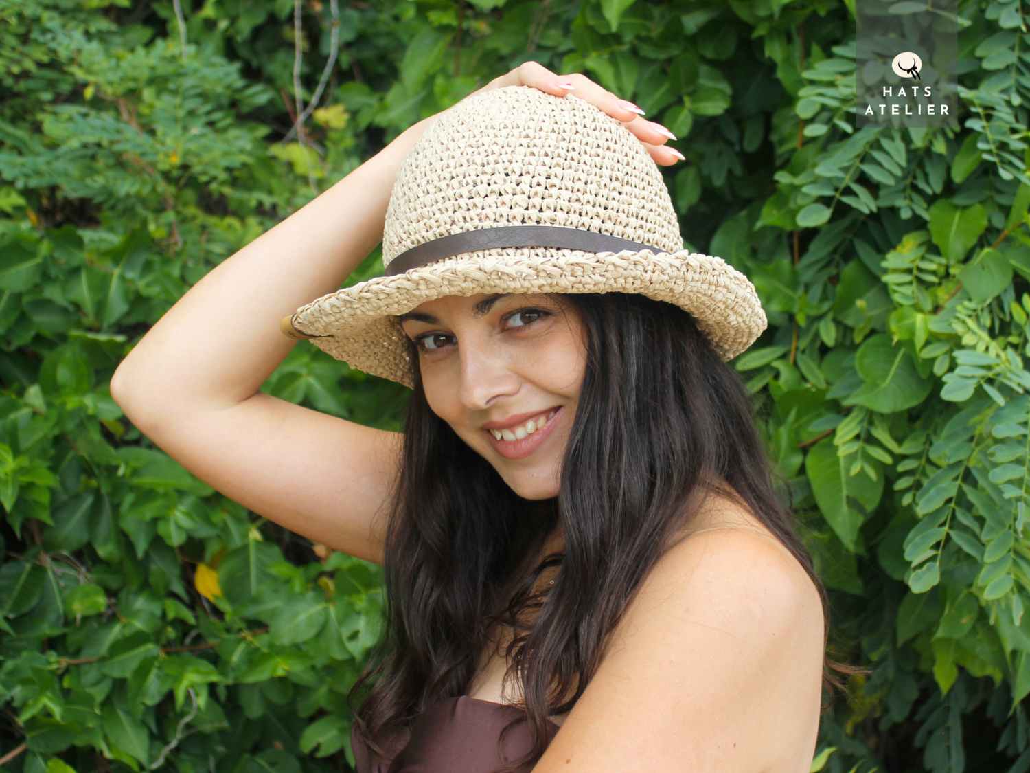 Hats - Medium Brim Raffia Hats