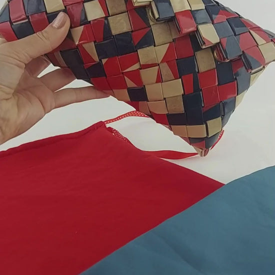 mosaic-clutch-red-navy-cream-video-preview